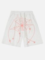American Vintage Spider Print Shorts