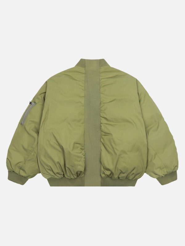 American Style Trend Simple Loose Warm Flight Cotton Jacket - 1482