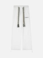 High Waist Straight Cotton Sweatpants -1284