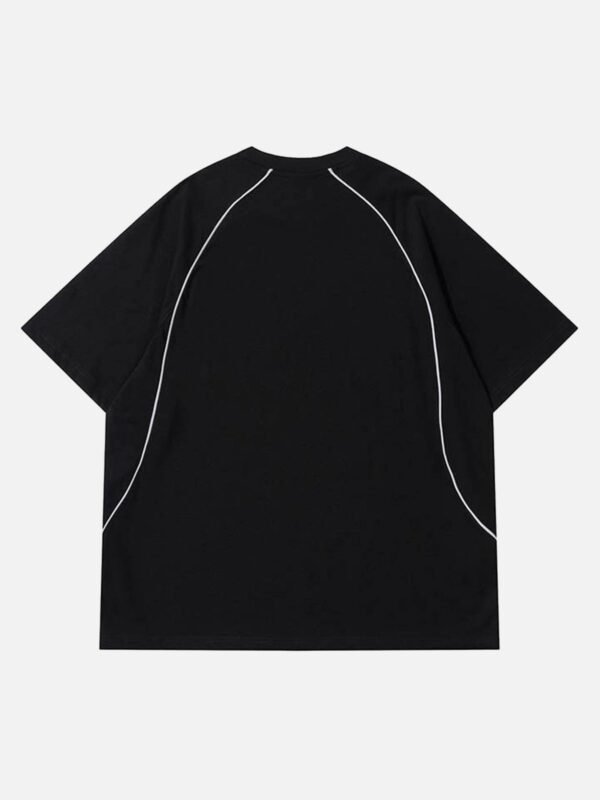Retro Letter Print T-shirt