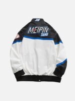 American Street Hip-hop Patchwork Embroidered Jacket -1356